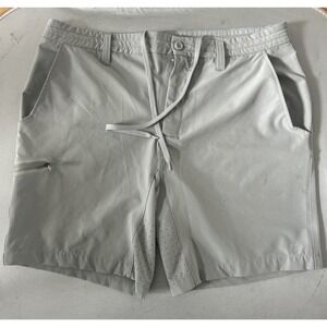 Gillz  Men's  Outdoor Fishing  Shorts Zip Pockets Heather Gray  Size 2XL